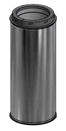 Vantage 1025mm length Vantage twin wall insulated flue pipe