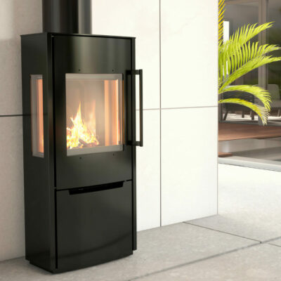 Wood burning stove SG3 - internal house - chimney and stove package