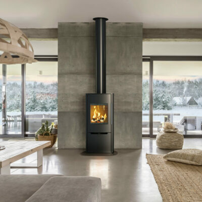 Wood burning stove SG1 - internal bungalow - chimney and stove package